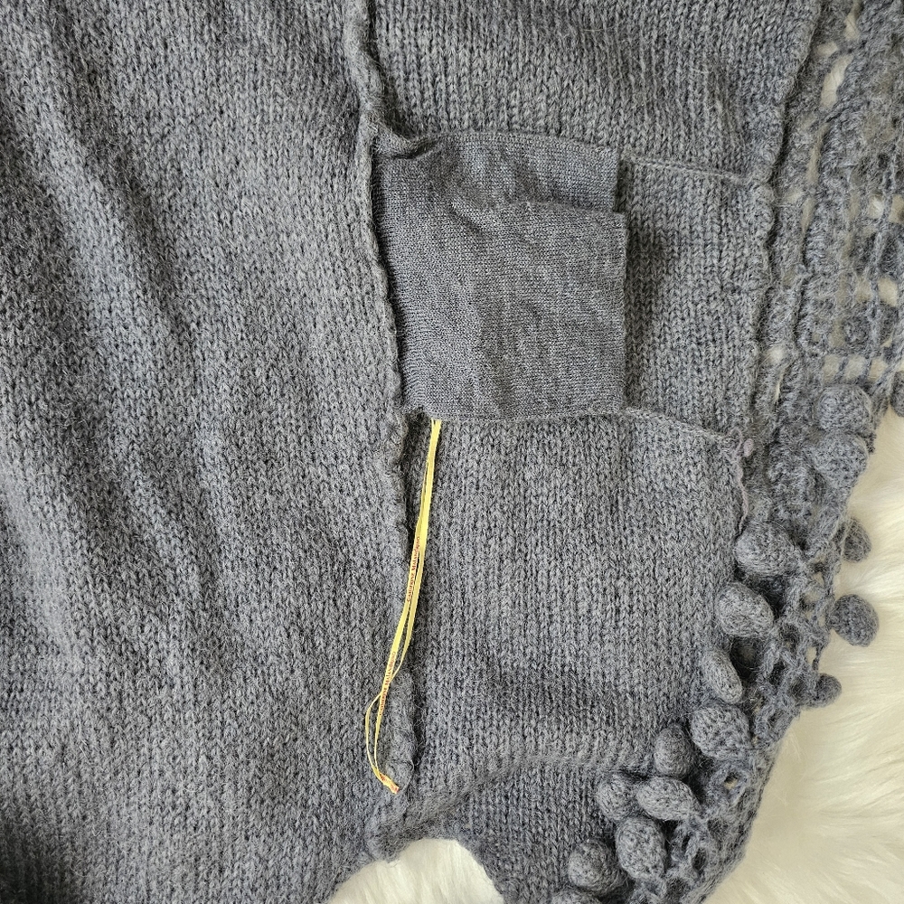 Catherine Malandrino long cardigan with poms poms S - Picture 15 of 15